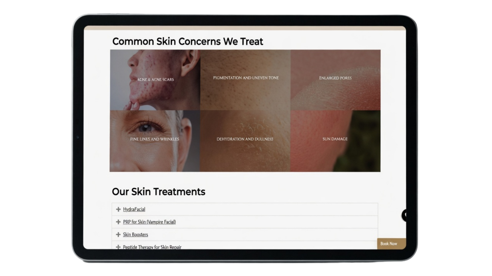 RevitaLife website mockup 2